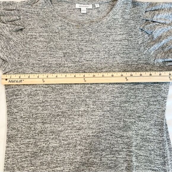 Chicos Zenergy Soft Essentials Knee-Length Sweater Tunic Casual Lounge Dress - Picture 7 of 13